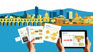 Equipo de analistas trabajando en un estudio socioeconómico para investigación de mercados en Querétaro